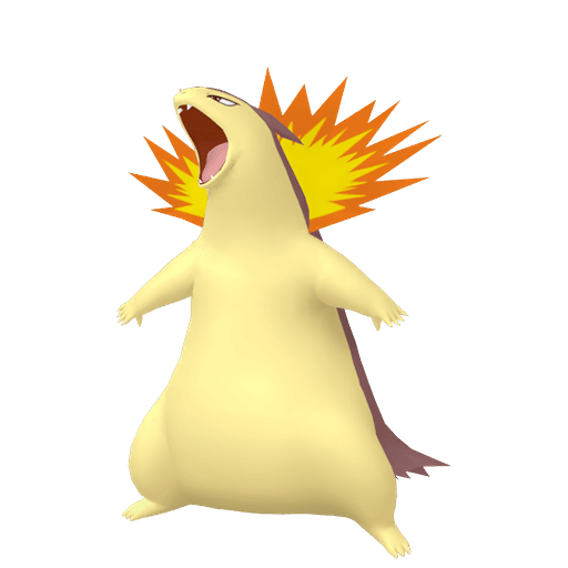 shiny typhlosion pokemon card 0157