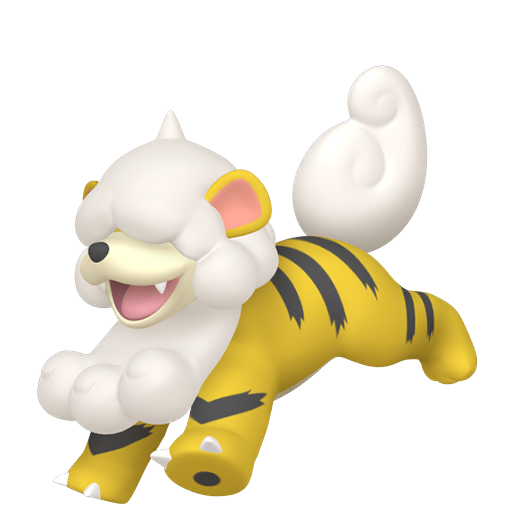 #0058 - Growlithe Hisui Shiny 6IV ShinyAsh