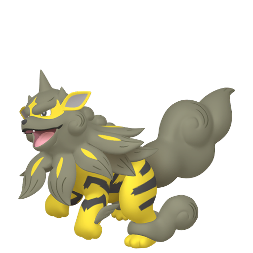 #0059 - Arcanine Hisui Shiny 6IV ShinyAsh