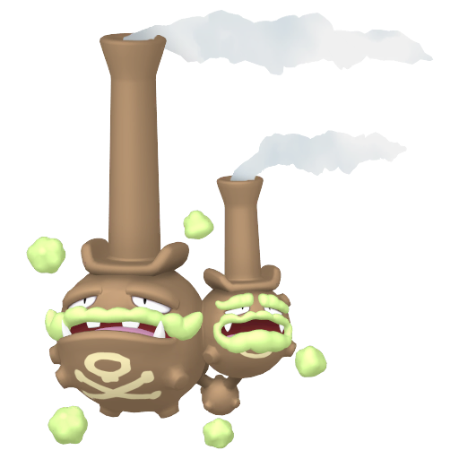 #0110 - Weezing Galar Shiny 6IV ShinyAsh