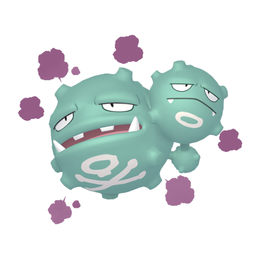 #0110 - Weezing Shiny 6IV ShinyAsh