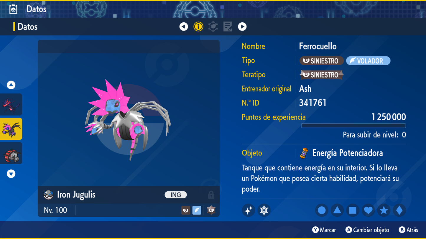 #0993 - Ferrocuello Shiny 6IV Iron Jugulis – ShinyAsh