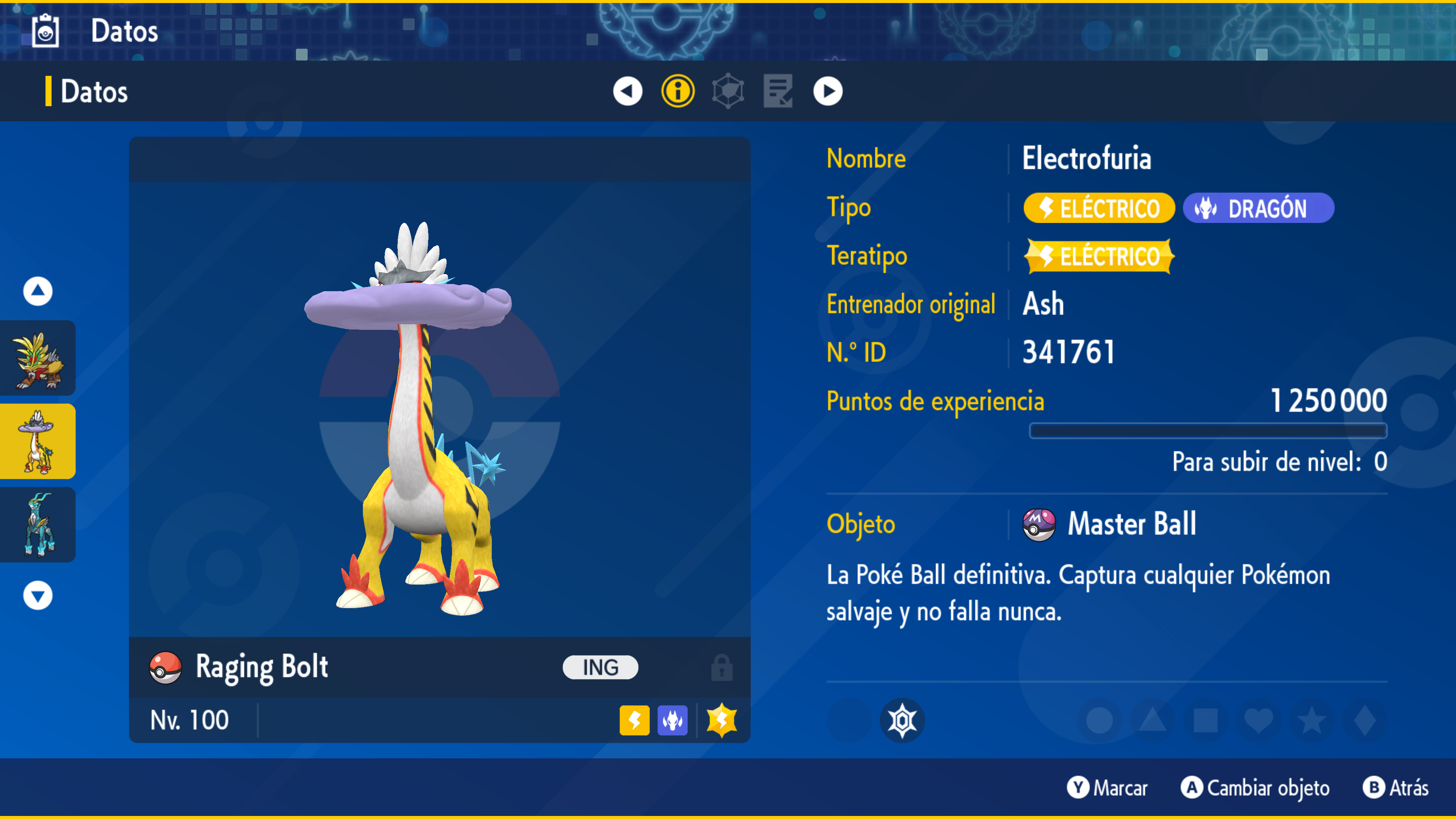 #1021 - Electrofuria 6IV No Shiny Raging Bolt ShinyAsh