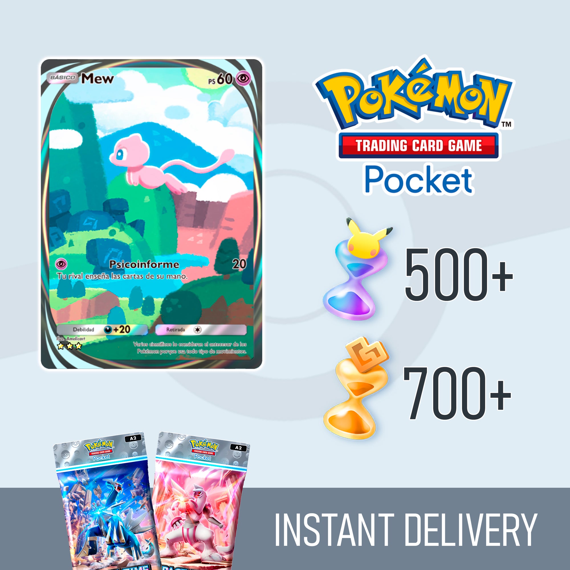 500+ Hourglasses Basic Pokémon TCG Pocket Account