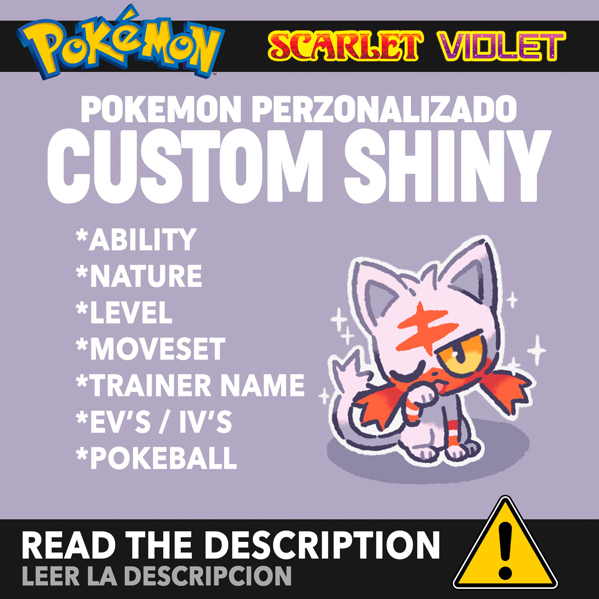 Custom Shiny Pokémon With Your Trainer Name