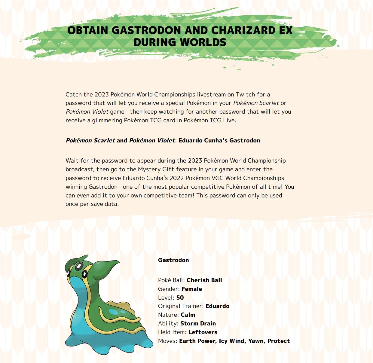 #0423 - Gastrodon Eduardo Cunha Evento Pokémon World Championships Yokohama 2023