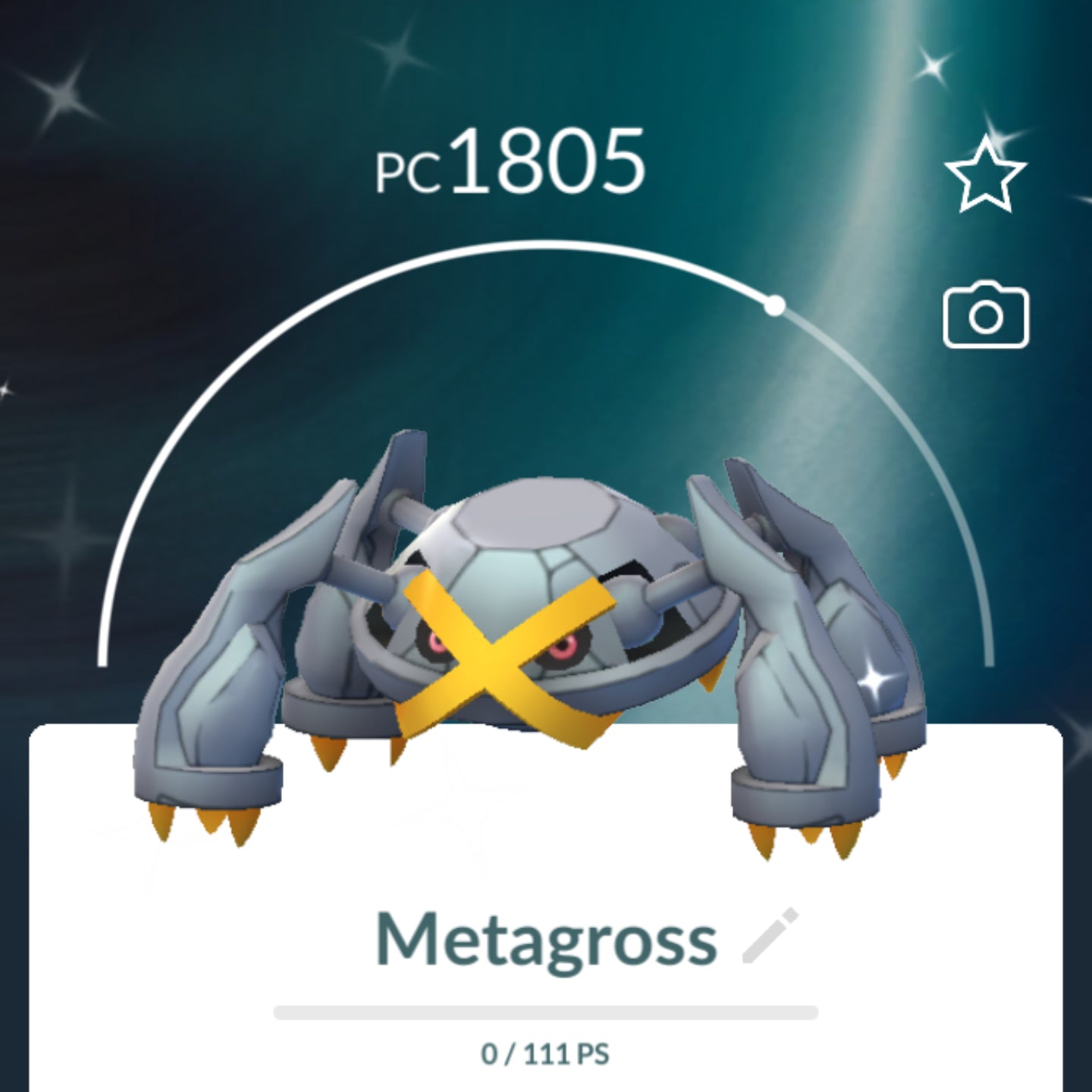 #0376 - Metagross Shiny Con Puño Meteoro Pokémon GO