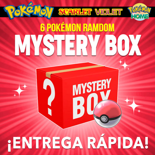 ✨ Mystery Box 6 Pokémon • Pokémon Escarlata y Púrpura ShinyAsh