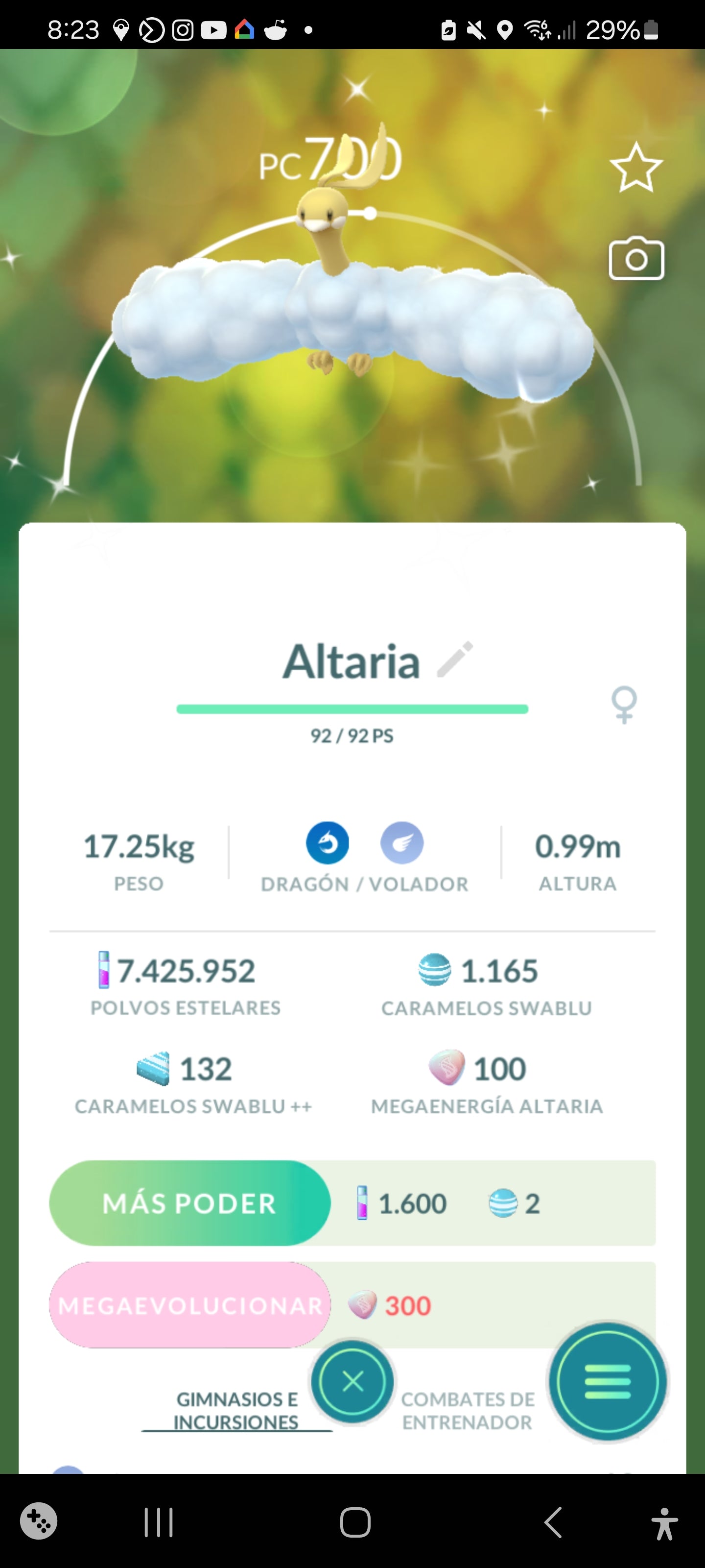 #0334 - Altaria Shiny Pokémon GO