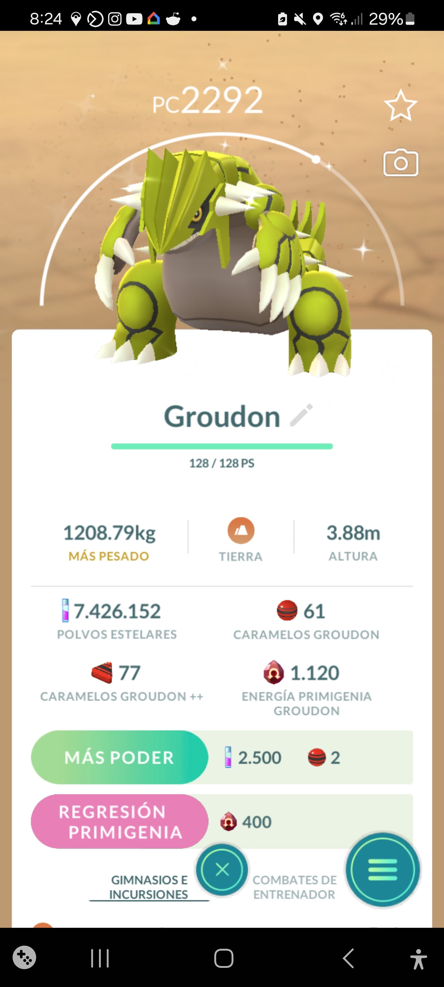 #0383 - Groudon Shiny Pokémon GO