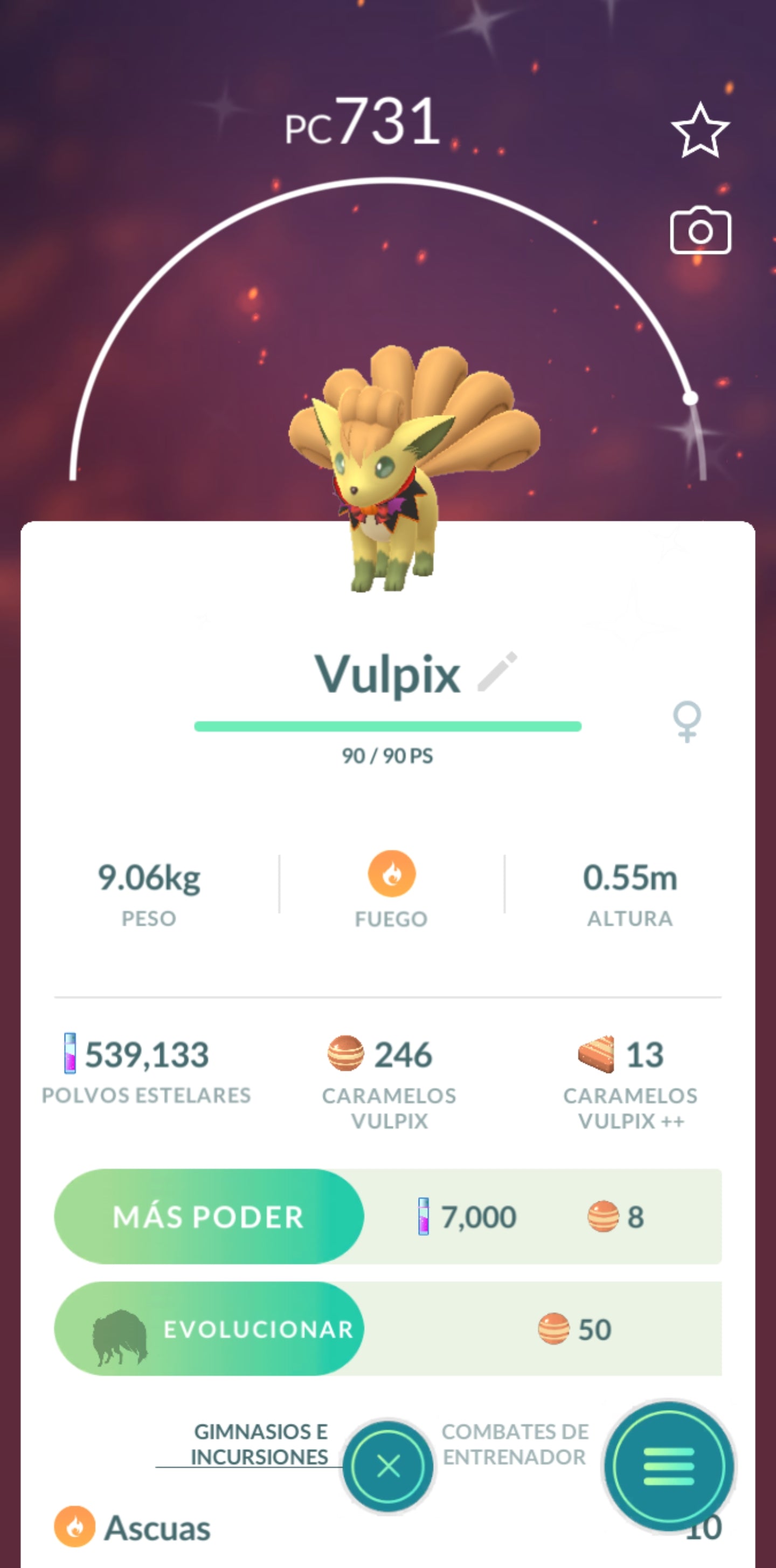 #0037 - Vilpix Shiny Halloween Costume Pokémon GO