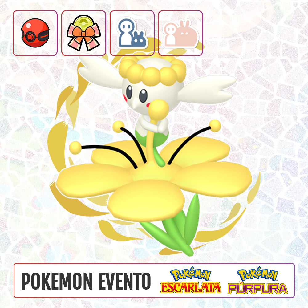 #0669 - Flabebe Amarillo Evento Japones PokéCenter Birthday 2022