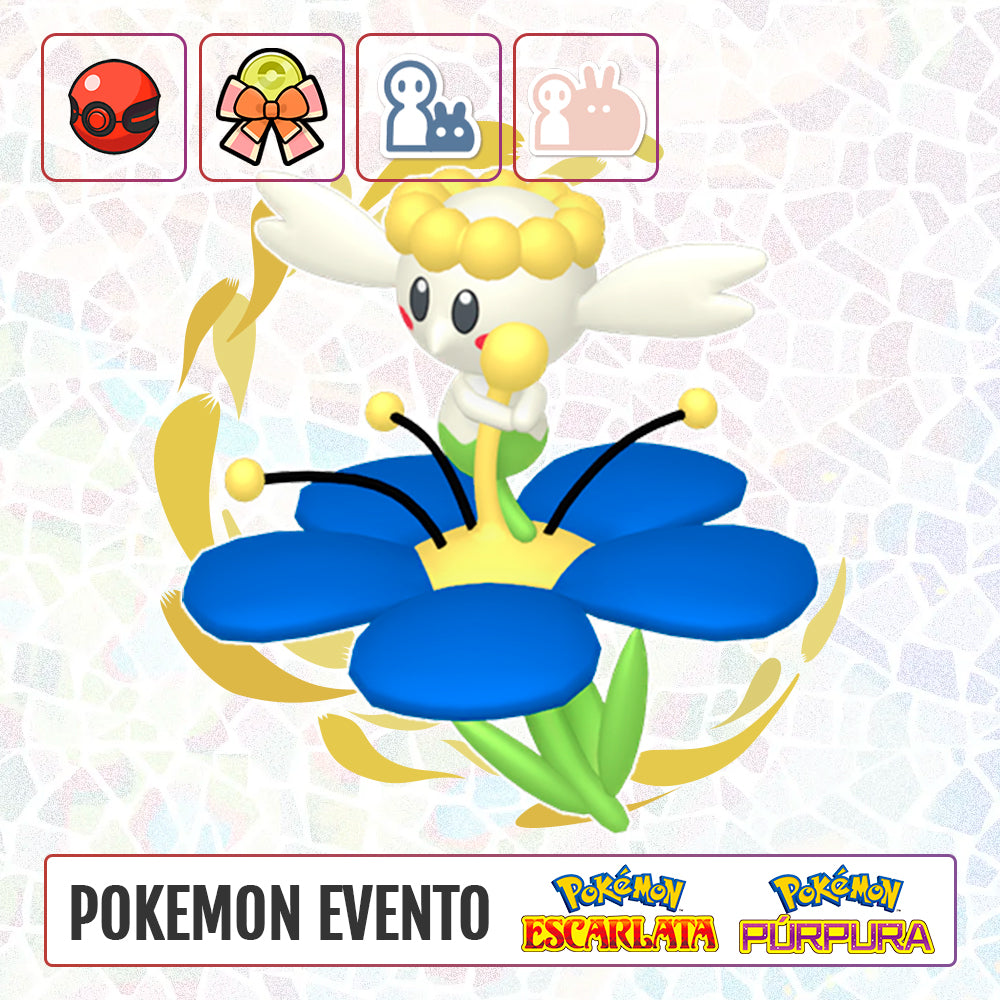 #0669 - Flabebe Azul Evento Japones PokéCenter Birthday 2022