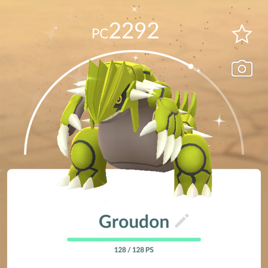 #0383 - Groudon Shiny Pokémon GO