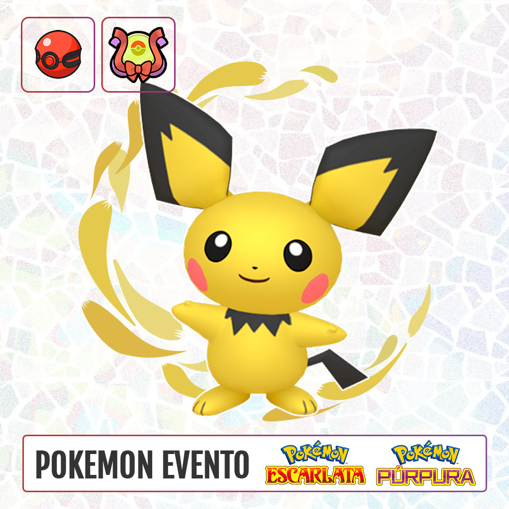 #0172 - Pichu Shiny Evento Coreano Pokémon Movie 2023