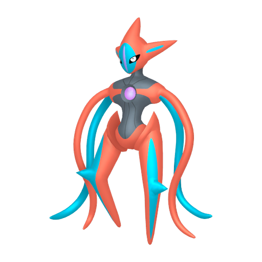 #0386 - Deoxys Shiny Evento Aurora Ticket (Birth Island) No Shiny Ataque