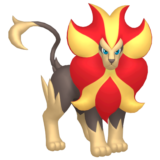 #0668 - Pyroar Male No Shiny 6IV