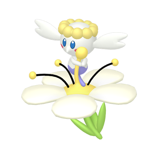 #0669 - Flabébé White Flower Shiny 6IV