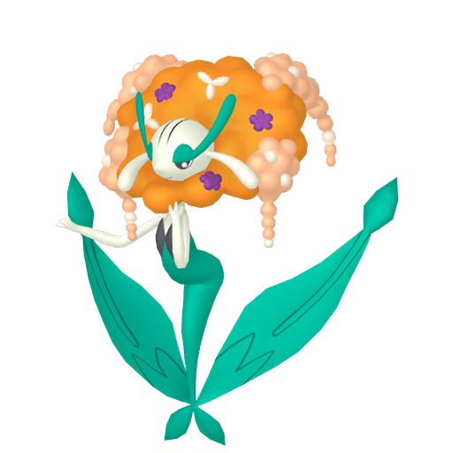 #0671 - Florges Orange Flower No Shiny 6IV