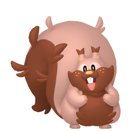 #0820 - Greedent - ShinyAsh