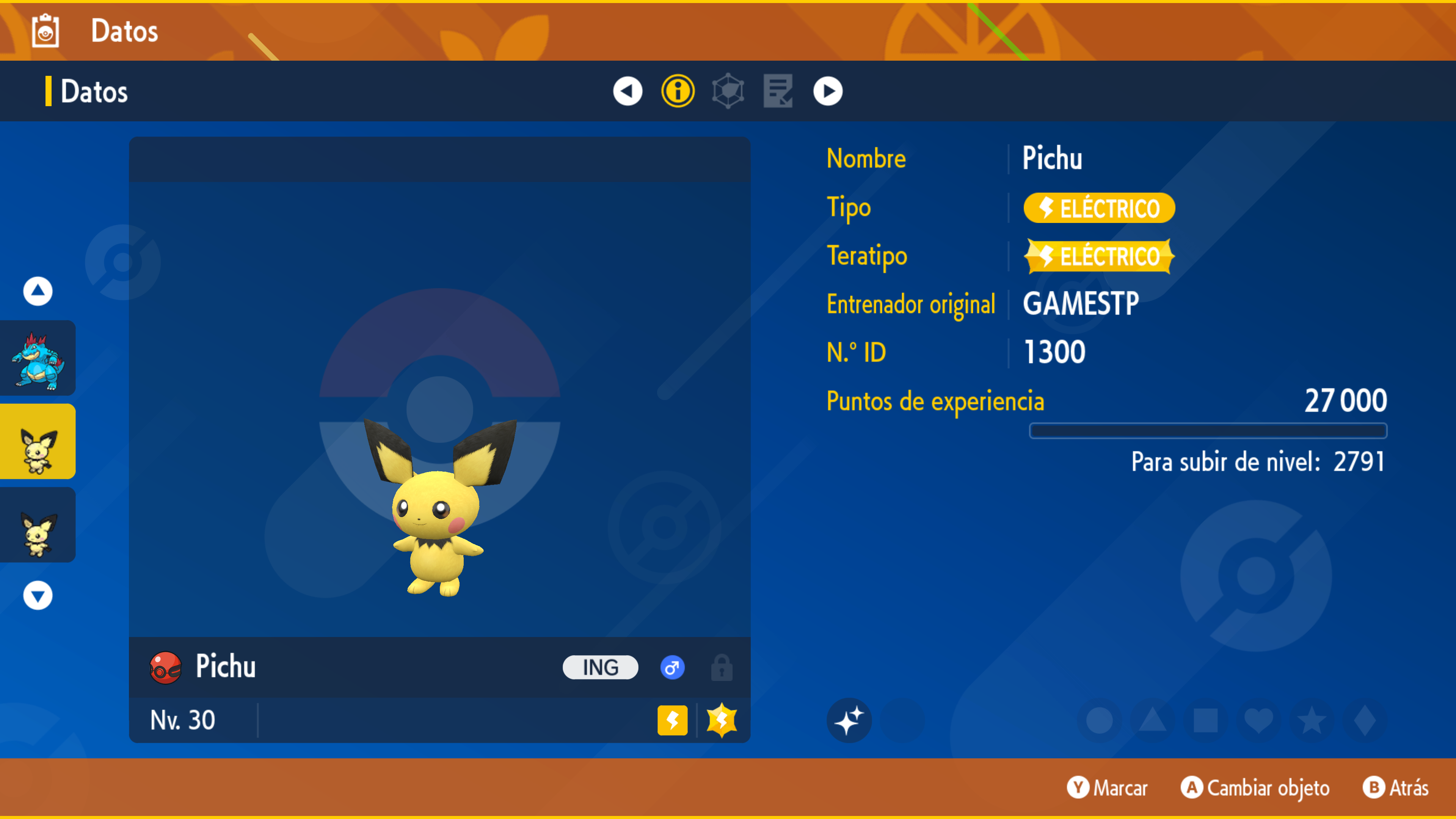 #0172 - Pichu Shiny Evento GameStop 2010