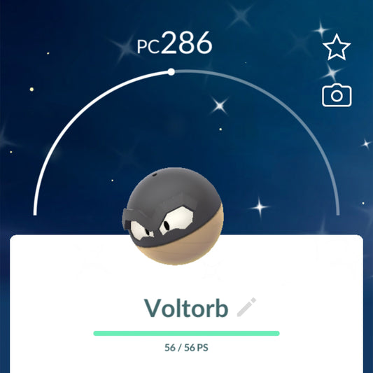 #0100 - Voltorb Hisui Shiny Pokémon GO